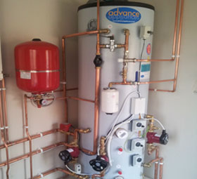 Unvented cylinder installation services